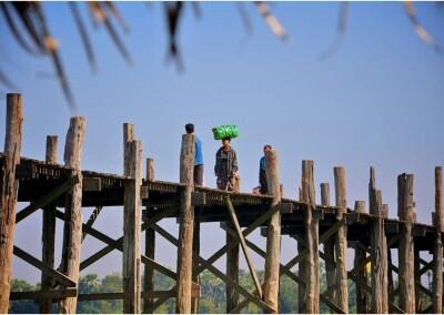 Le pont U Bein en Myanmar 4