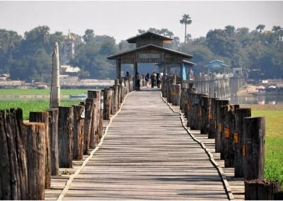 Le pont U Bein en Myanmar 5