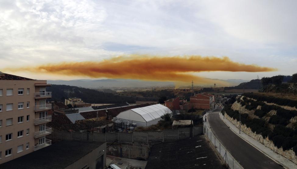 Toxic cloud in Spain