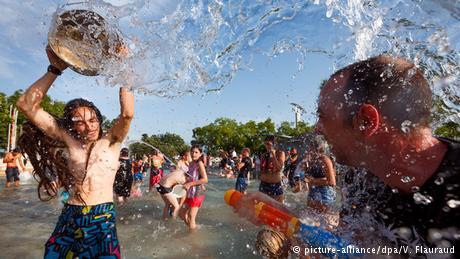 EUROPE REELS UNDER SCORCHING HEAT WAVE