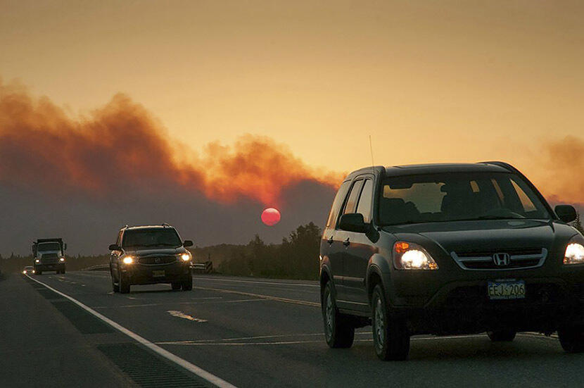 Massive wildfire prompts evacuation in southern Alaska