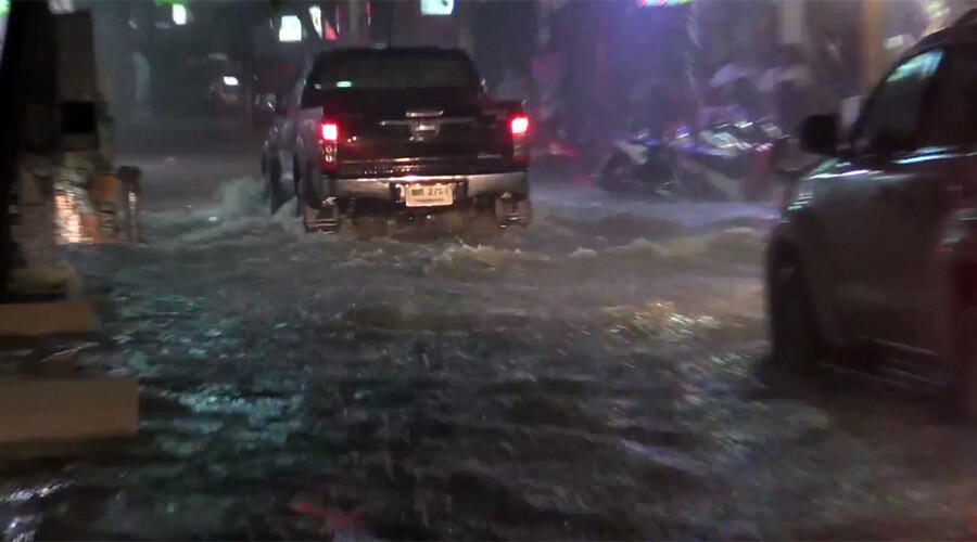 ‘Disaster zone’ in Thai Pattaya: Dramatic footage reveals scale of tropical storm aftermath