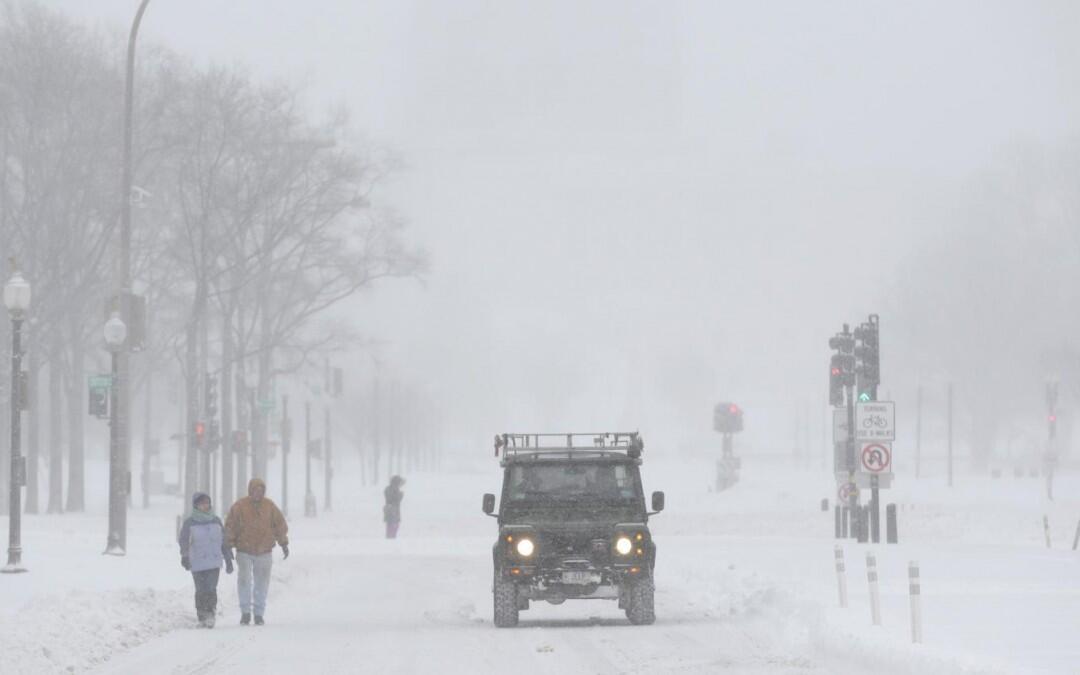 Tempête de neige aux USA