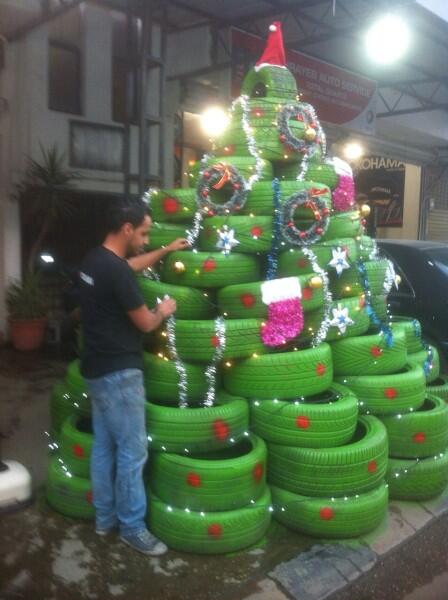 “Tire Tree” Grows in the Tyre!