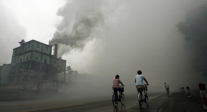 Contaminación de China, en alerta roja