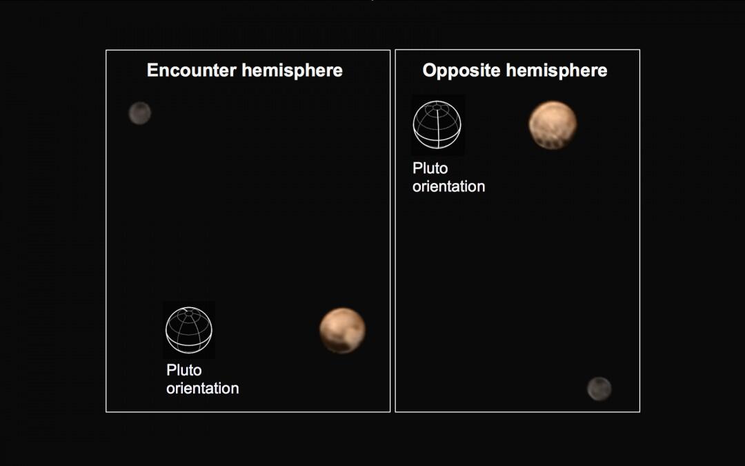 Dos caras distintas de Plutón