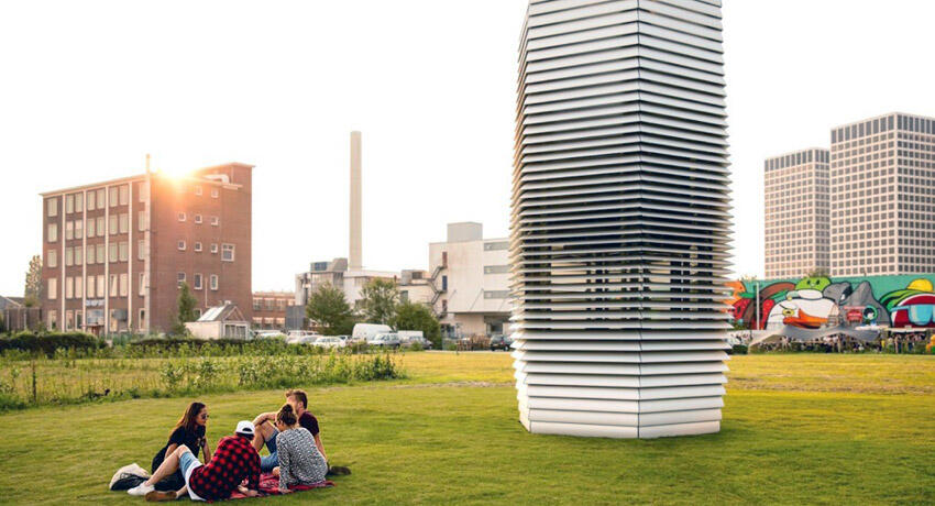 Inventan una torre que devora la contaminación del aire