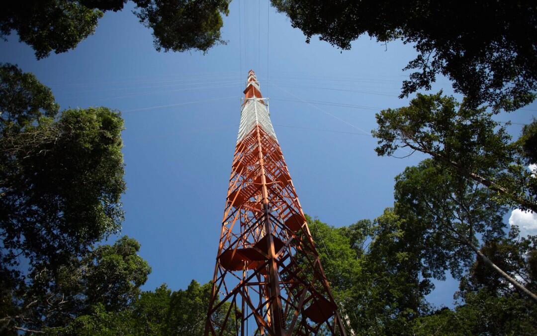 Una enorme torre para detectar el cambio climático