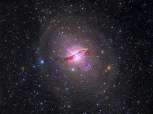 The fifth brightest galaxy in the sky Centaurus A, an active galaxy about 12 million light years from Earth. REUTERS/NASA