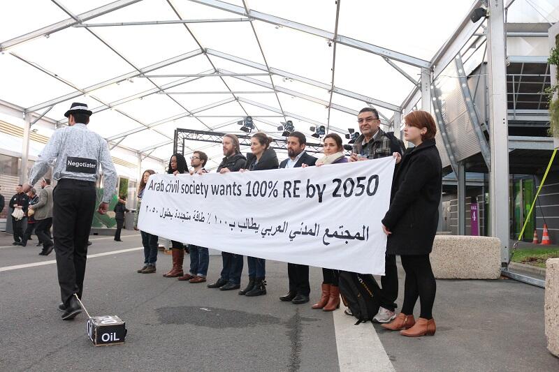 Arab Civil society calls Arab Countries to go 100% Renewable Energy