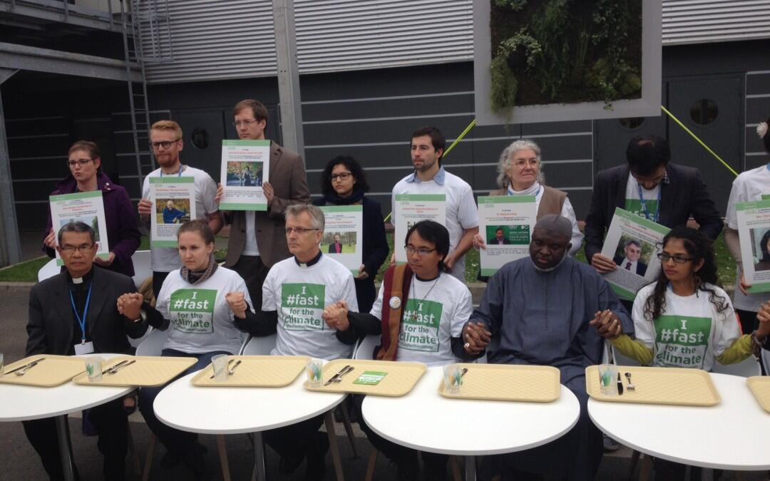 Fast for Climate Stunt at COP21