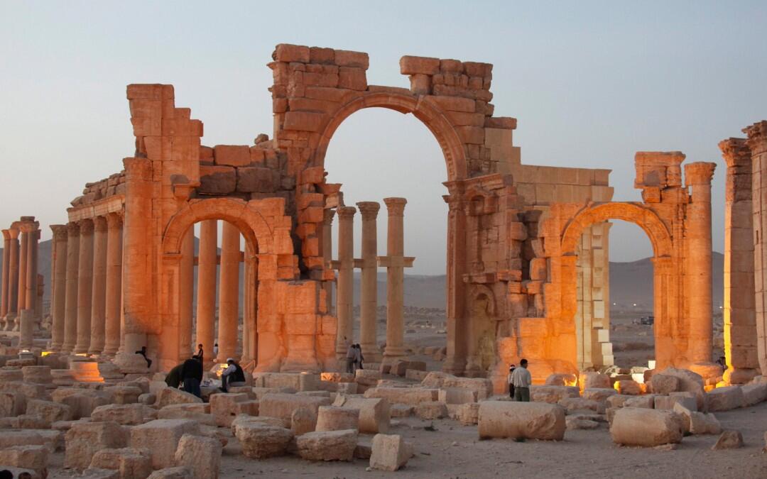 To what extent were the Ruins of the Historic City Palmyra Affected?