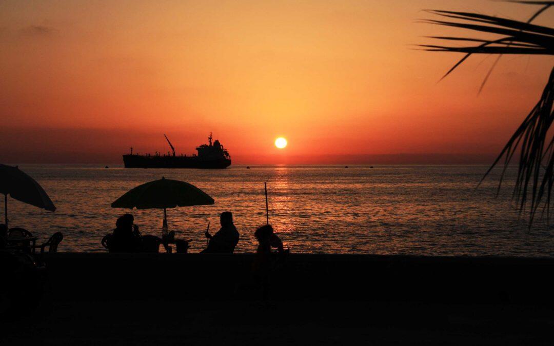 South Lebanon Beaches at Sunset