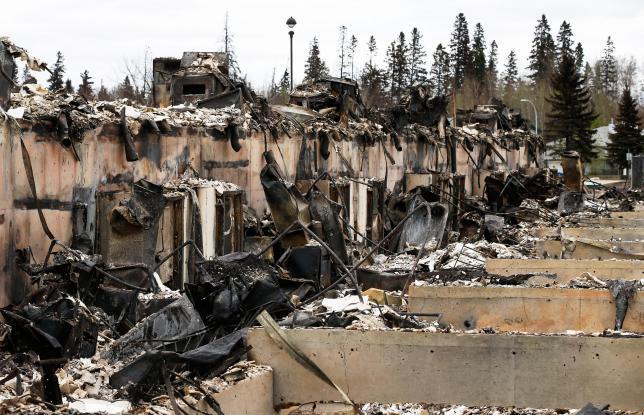 Officials encouraged by how much of Canada city spared by wildfire