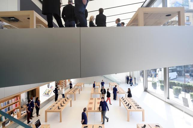 Apple unveils new store design in San Francisco