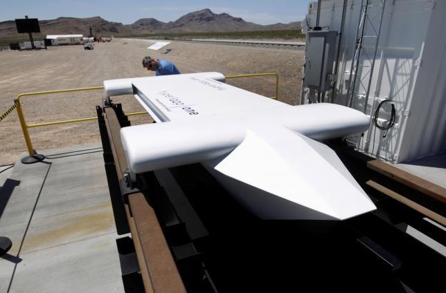 ‘Hyperloop’ sled speeds through U.S. desert via electromagnets