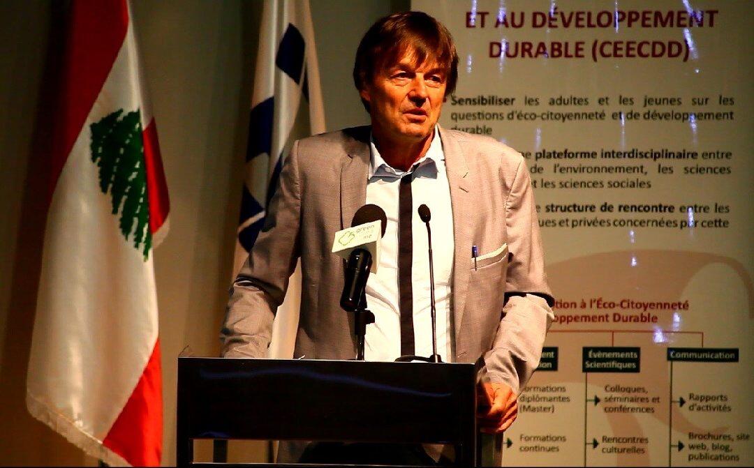 Nicolas Hulot au Liban