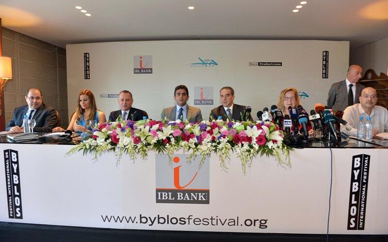 Lancement du festival de Byblos 2016 en présence de Araiji et Pharaon