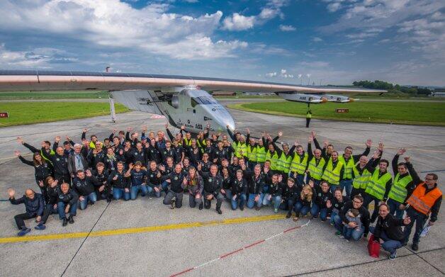 Solar impulse team excitedly waiting to reach Abu Dhabi