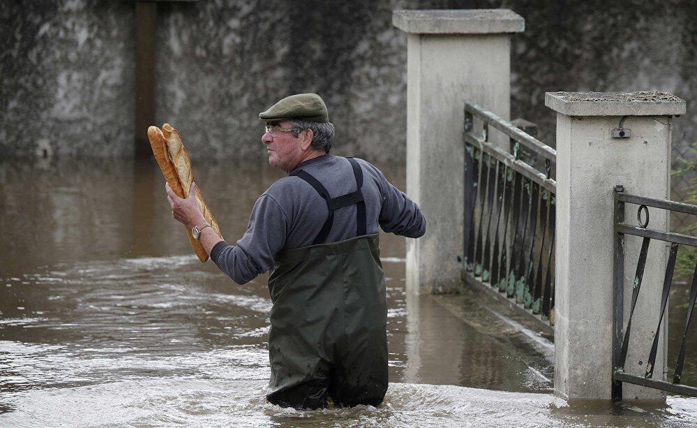 Impactantes imágenes de las inundaciones que asolan Francia