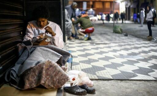 A Sao Paulo, riche mégapole du Brésil, on meurt aussi de froid