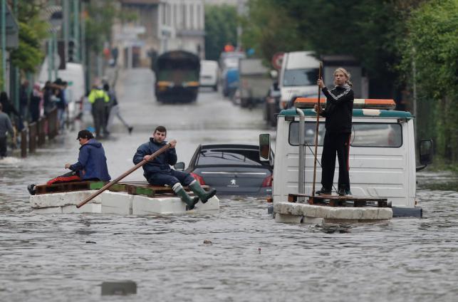 France floods caused by climate change