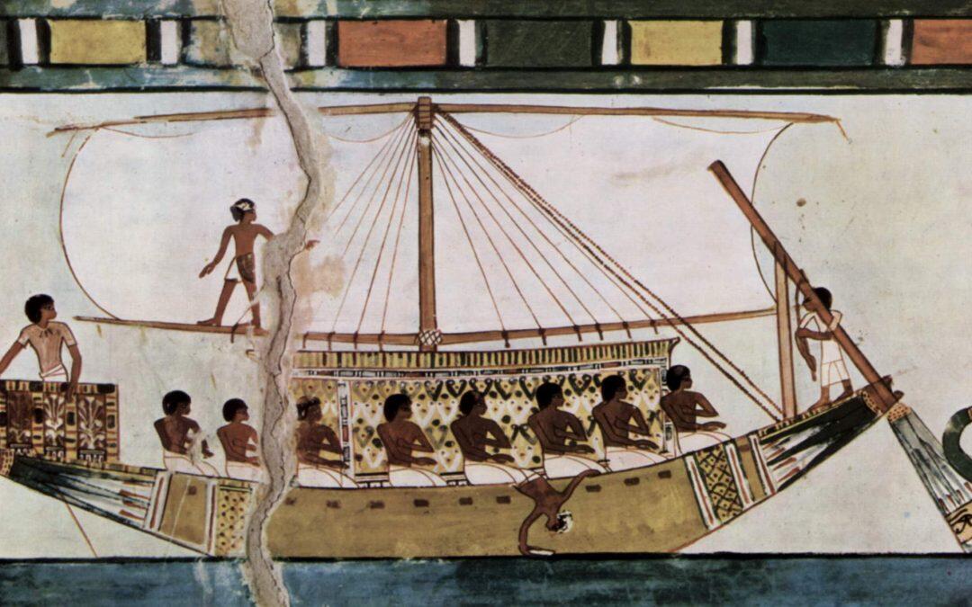 Did you know the first sailing boats were built in Egypt