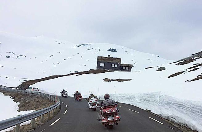 Five Emirati biker mates ride all the way to the Arctic