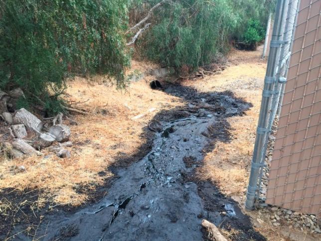 California oil pipeline spill stopped before reaching beach