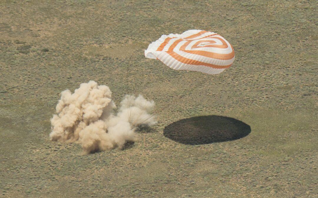 Three Space Station Crew Members Return to Earth, Land Safely in Kazakhstan