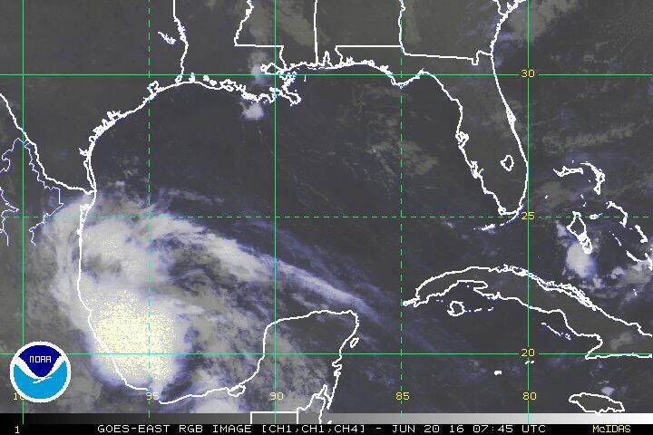 Storm in Gulf of Mexico heads for Mexico