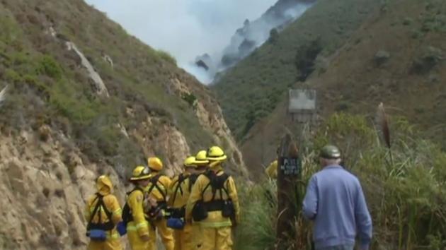 BAY AREA FIREFIGHTERS HELP BATTLE 15,000-ACRE SOBERANES FIRE