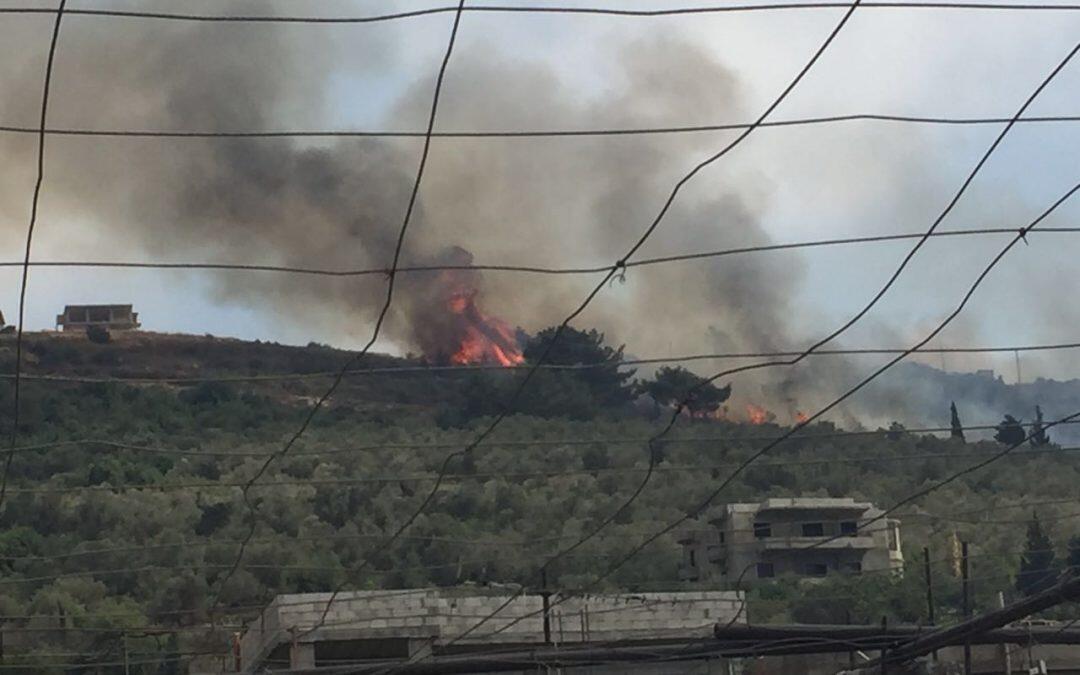 Des incendies dans plusieurs régions du Akkar