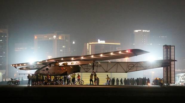 Solar Impulse 2 makes historic landing in Abu Dhabi