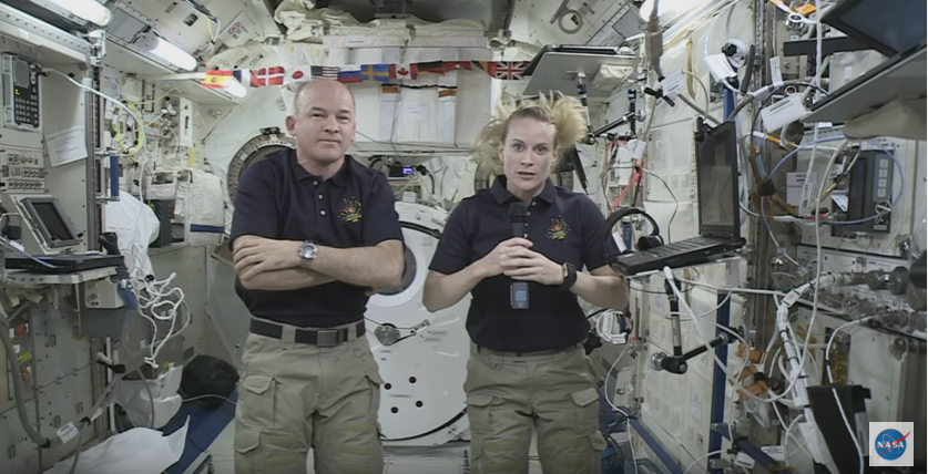 Astronauts Talk about Research on the ISS