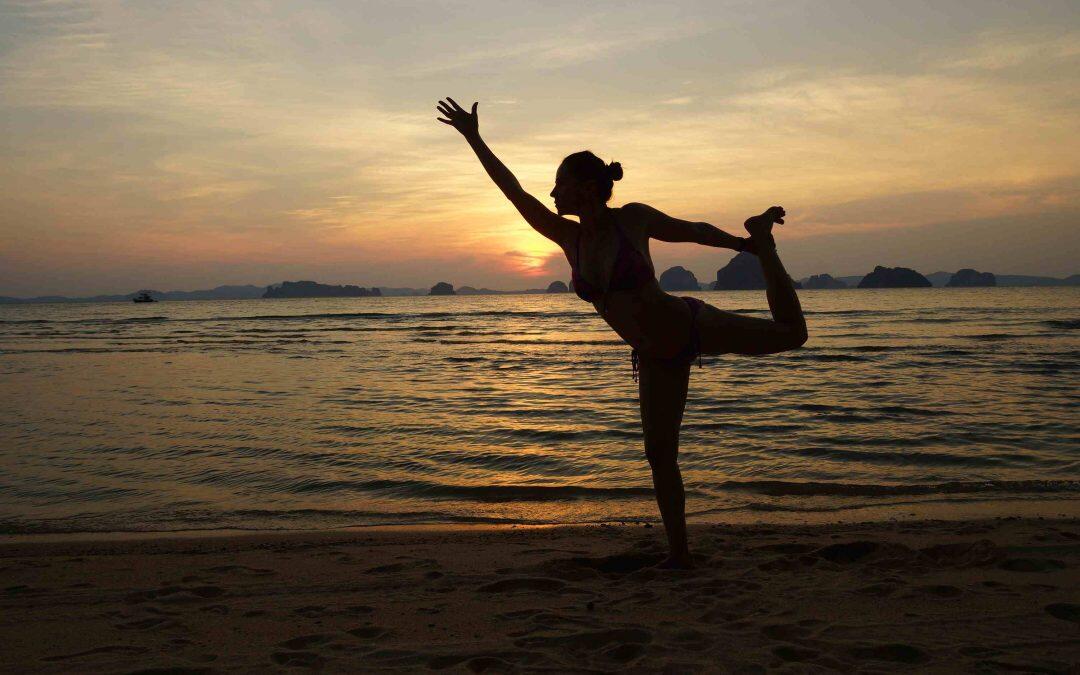 This weekend… Try Yoga on the Beach ~