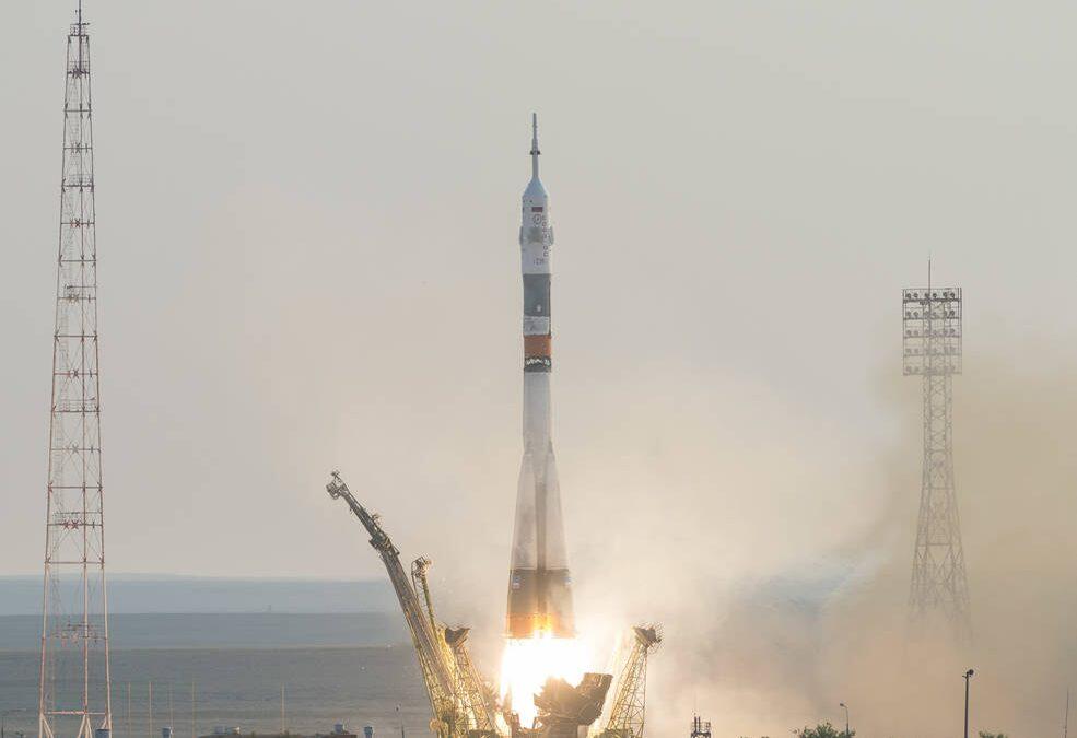 New Crew Members, Including NASA Biologist, Launch to Space Station