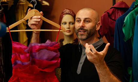 Palestinian celebrity designer Kashou revisits West Bank with pop-up shop