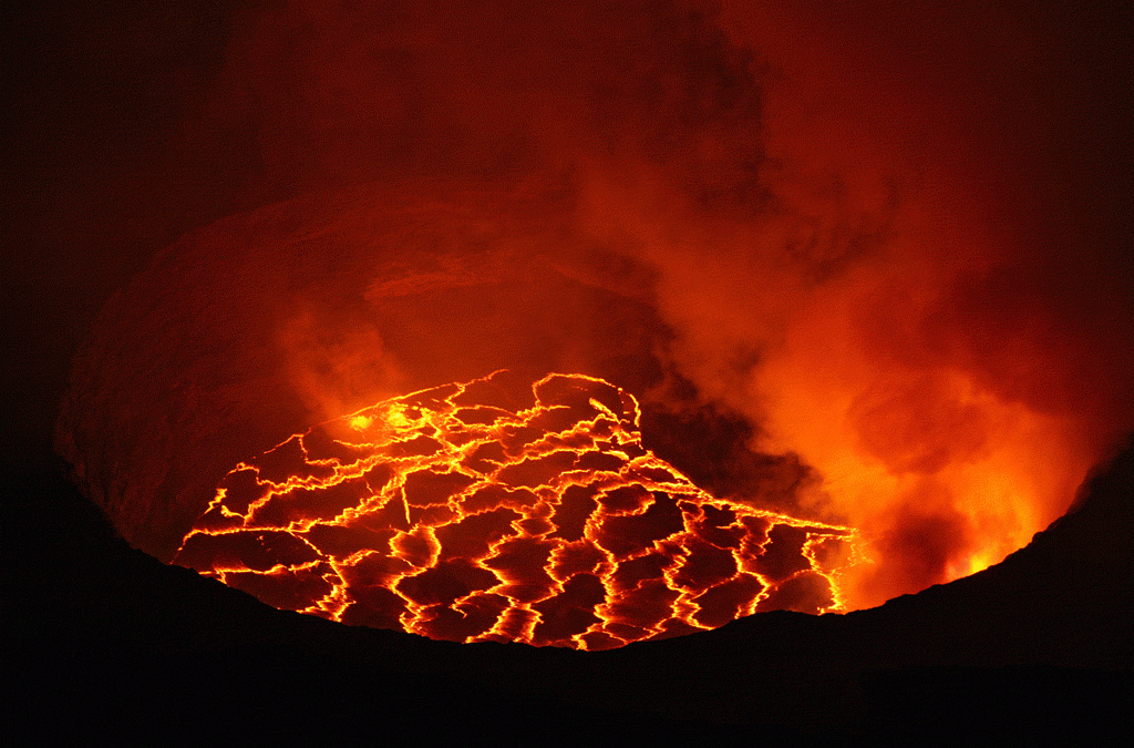 This is what Klyuchevskoy volcano in Russia did today