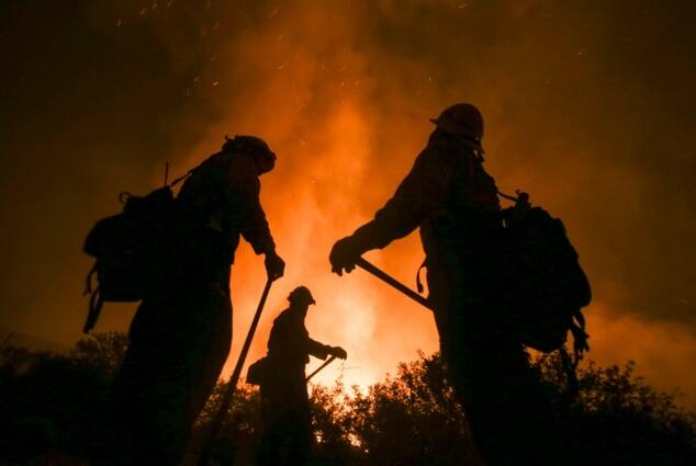 Over 17,000 firefighters battle monster fires in US