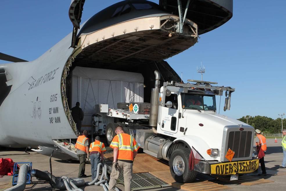 NOAA’s GOES-R Arrives at NASA Kennedy for Launch Processing