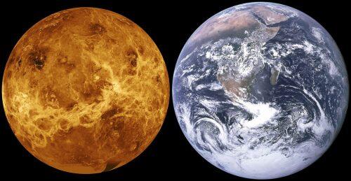 Avec ses 450 °C et ses pluies d'acide sulfurique, Vénus paraît être un enfer. Mais des simulations suggèrent aujourd'hui que la planète a pu être un temps habitable, jusqu'à il y a 715 millions d'années. Avec des océans et des températures clémentes, elle aurait alors pu abriter une vie semblable à la nôtre. Les conditions requises dépendent de l'atmosphère et de la rotation de la planète. De quoi intéresser les exobiologistes qui cherchent à préciser la notion de zone d'habitabilité.