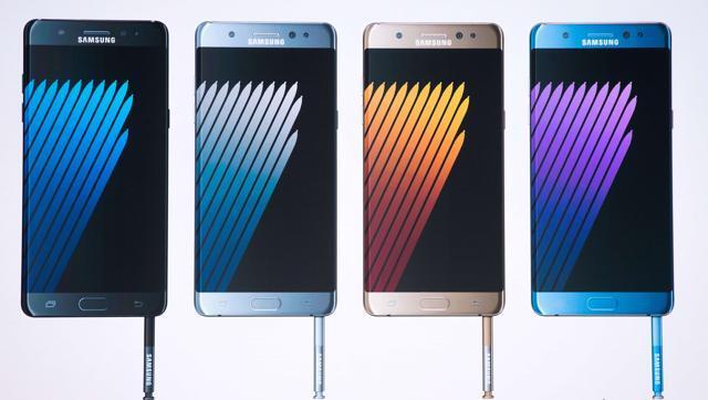 Samsung unveils Galaxy Note 7 with iris scanning technology