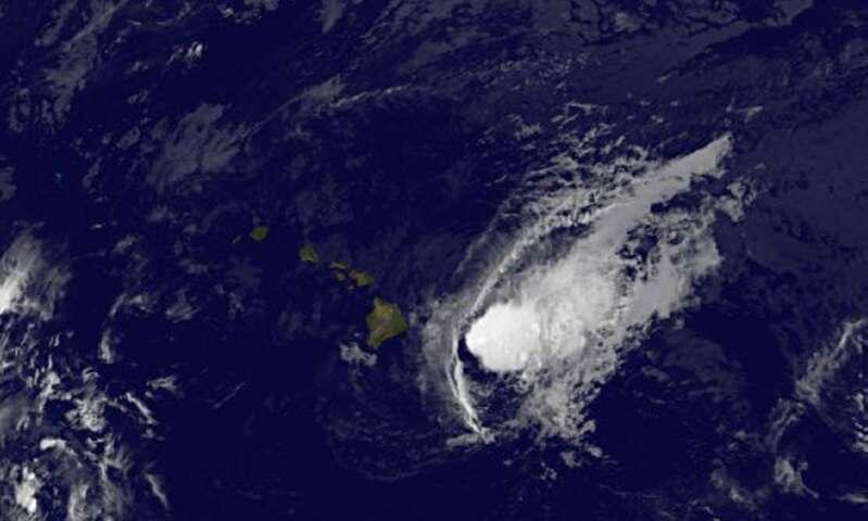 Satellites show Hurricane Madeline weakening upon approach to Hawaii