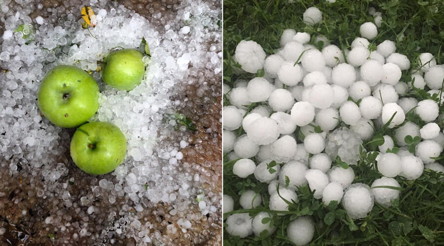 ‘Winter is coming’: Huge hail hits Moscow amid last days of summer torrents (VIDEO)