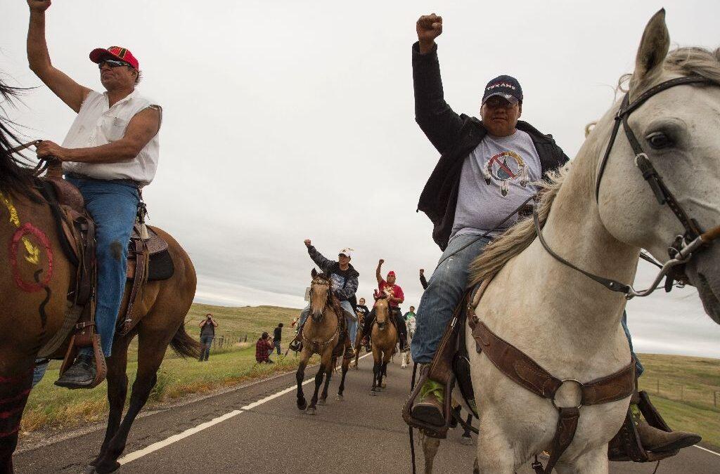 Native Americans resist oil pipeline