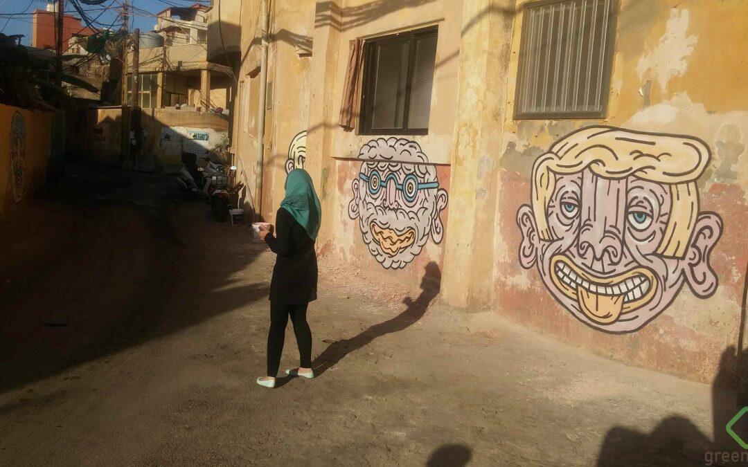 Beyond Lebanon’s Garbage Crisis… International artists offer funny faces and weird fish for all!
