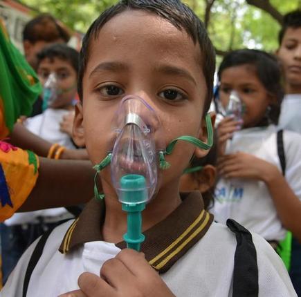 Pollution affects children’s resistance to allergy