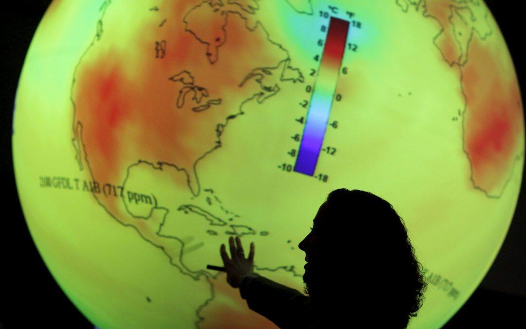 El cambio climático es la variación global del clima de la tierra.