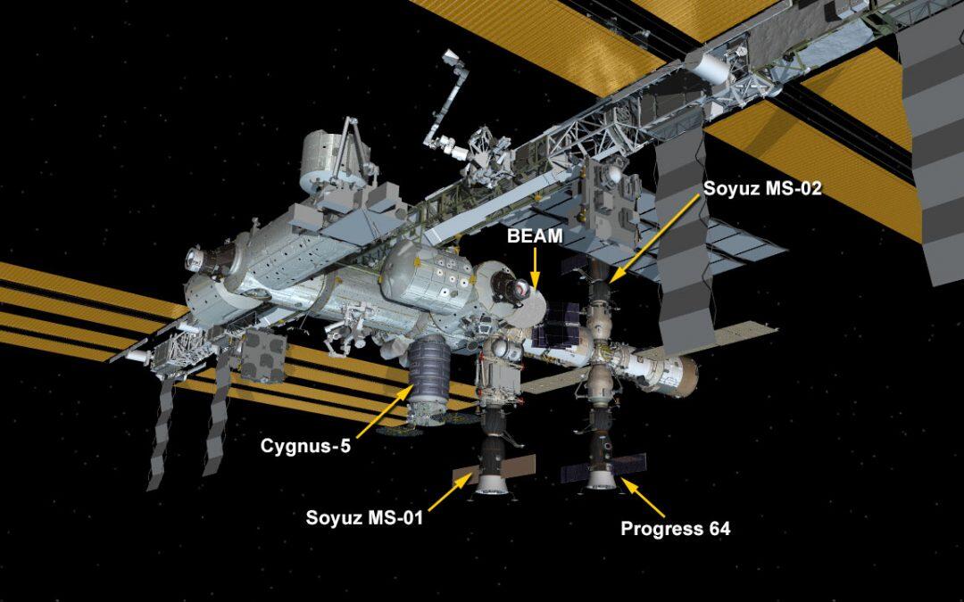 Cygnus Attached to Station’s Unity Module